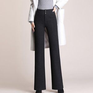 Fashion straight-leg pants